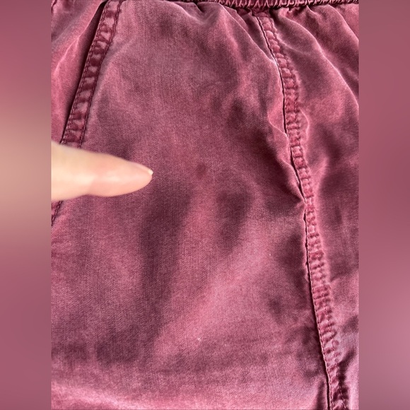 Faded Glory Women's M Joggers Lyocell Lightweight Red Cargo‎ Drawstring Grunge - Picture 16 of 16